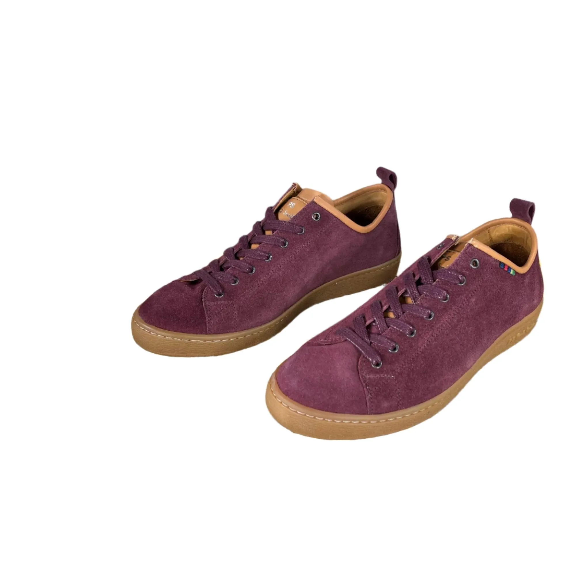Paul Smith Miyata Bordeaux Suede Low Top Sneakers