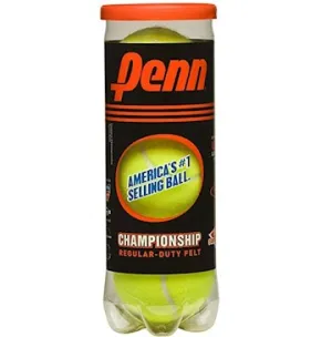Penn Tennis Balls Regular Duty - Yellow - Can of 3