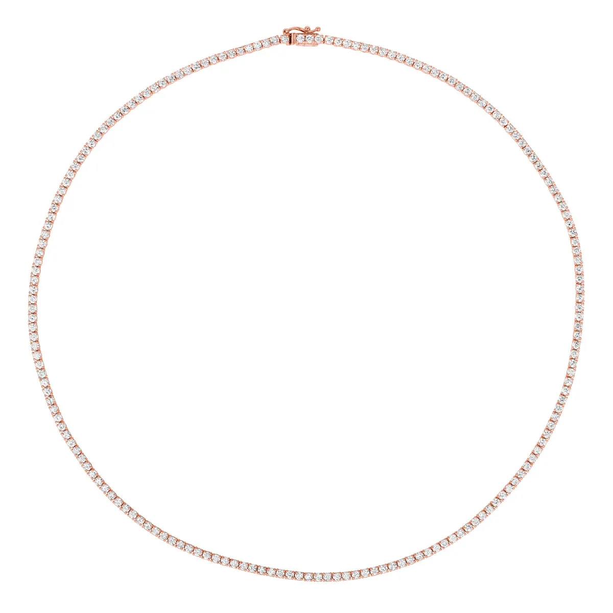 Petite Diamond Tennis Necklace