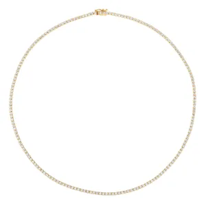 Petite Diamond Tennis Necklace
