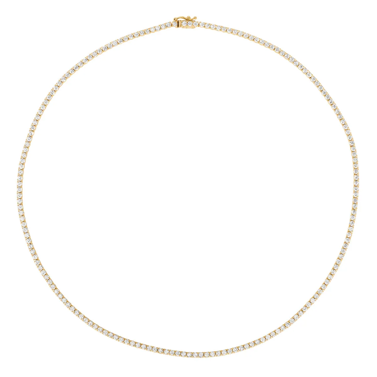 Petite Diamond Tennis Necklace