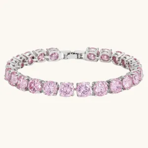 Pink Tennis Bracelet