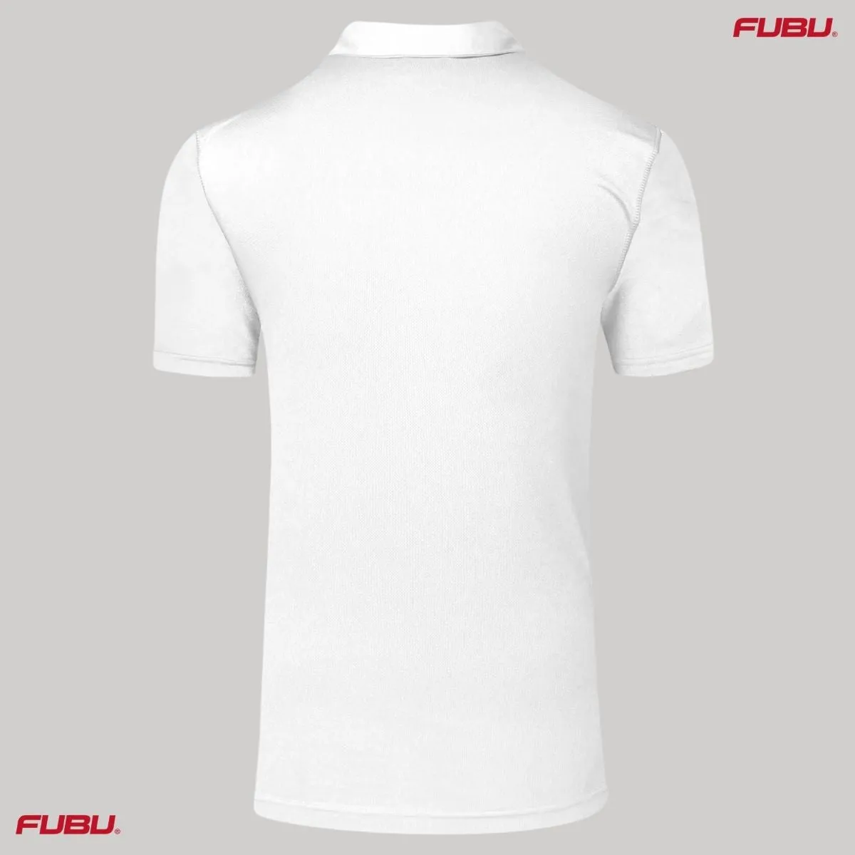 Playera Tipo Polo Transpirable Hombre Fubu FB Azul Bordado
