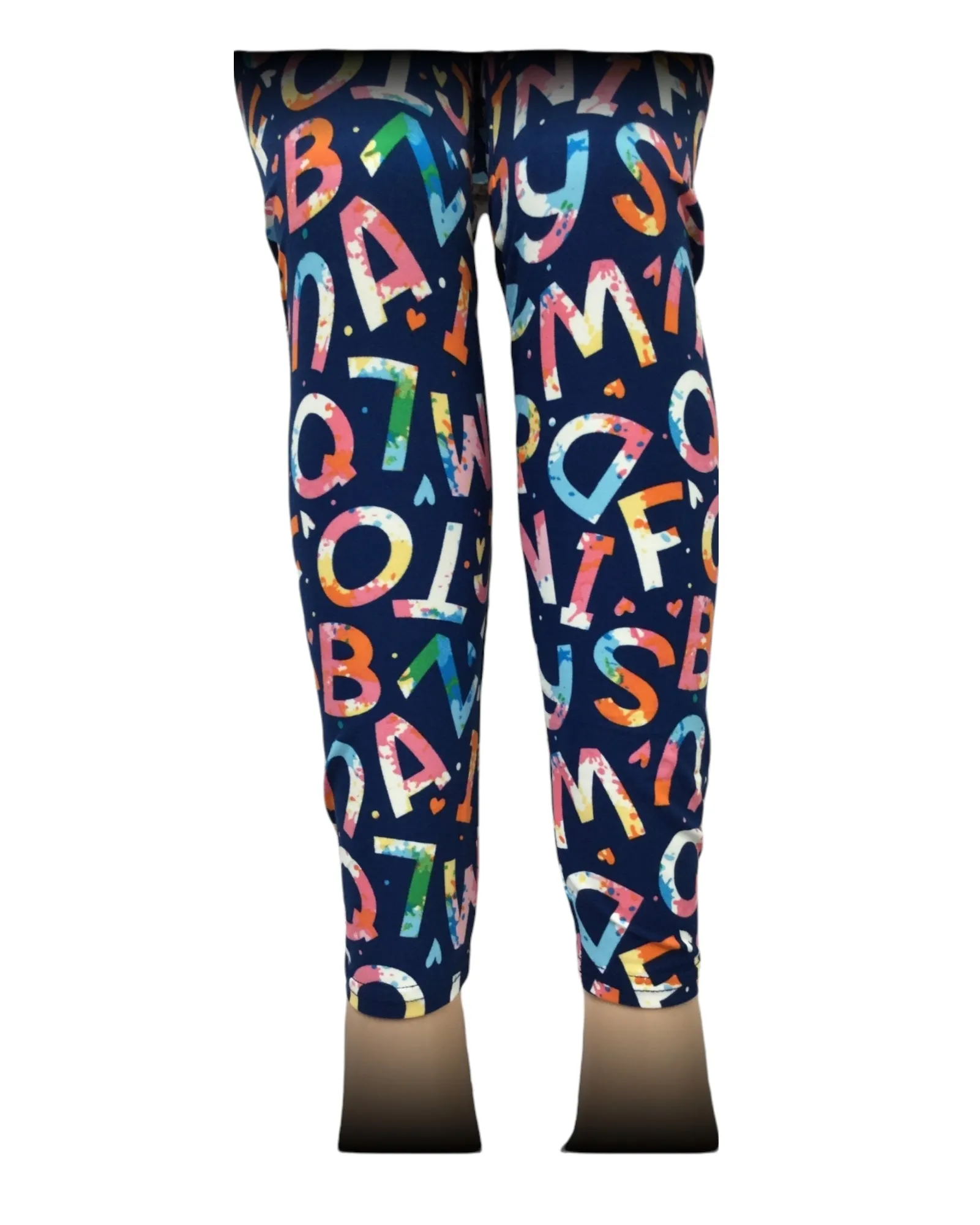 Plus 1X3X Leggings "Alphabetical Order"