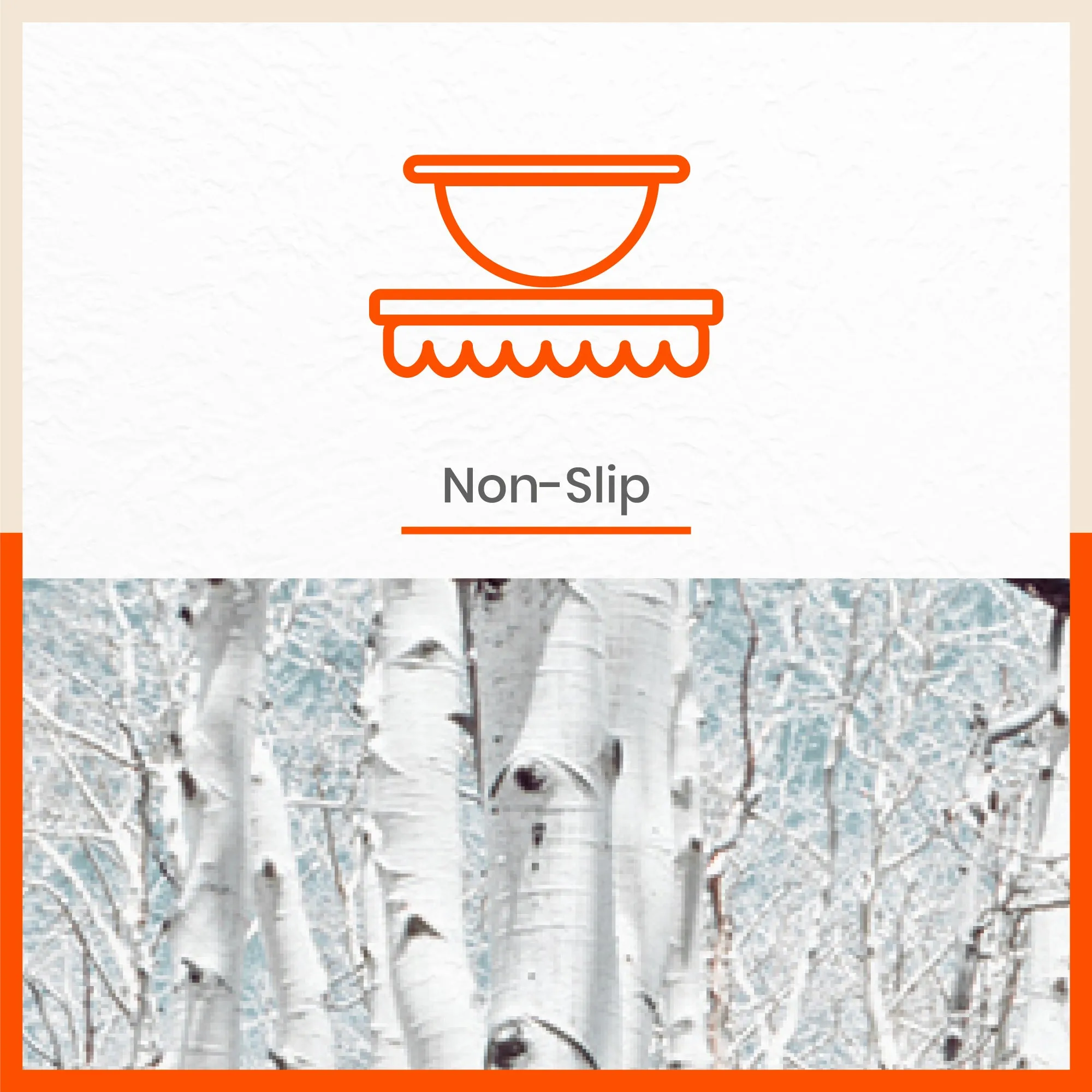 Polypropylene Table Mats & Coasters for Dining Table at Home (BIRCH - Set of 6)