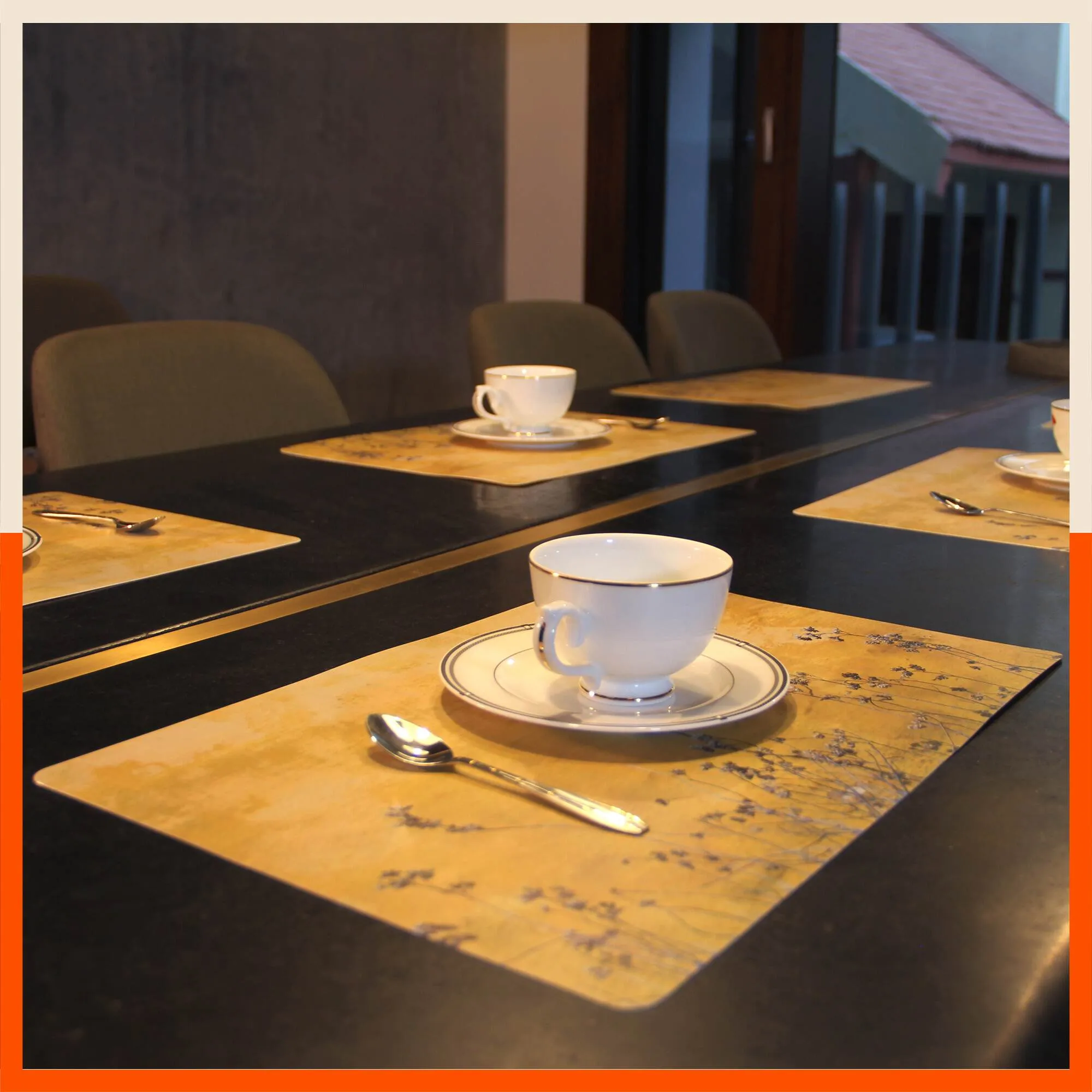 Polypropylene Table Mats & Coasters for Dining Table at Home (UMBRA - Set of 6)