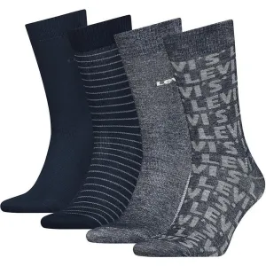Ponožky Levis Giftbox Reg Cut Denim 4 páry riflová modrá