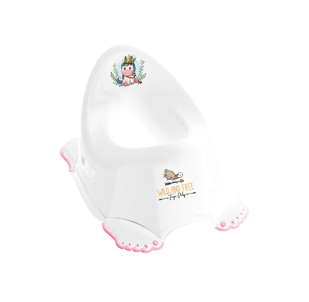 Potty Chair Training Seat Baby Toilet Non-Slip Wild West Unicorn