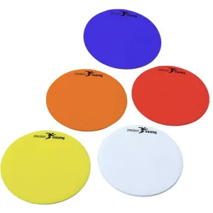 Precision Training Multi Colour Round Marker Discs | 10 Pack