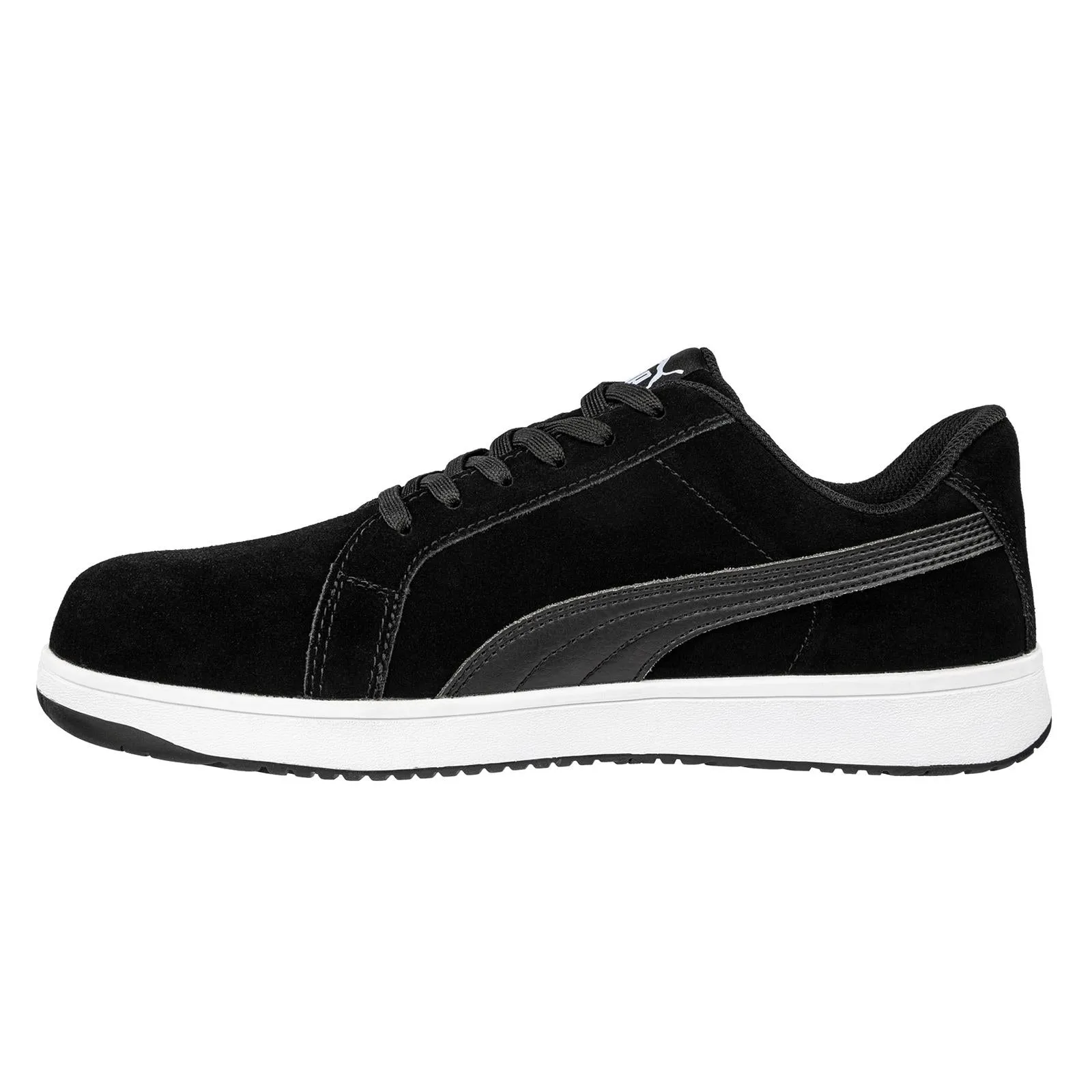 Puma Mens Iconic Suede Black Low Composite Work Safety Trainers