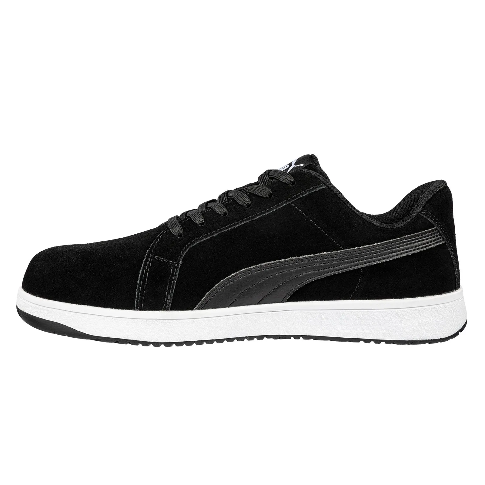 Puma Mens Iconic Suede Black Low Composite Work Safety Trainers
