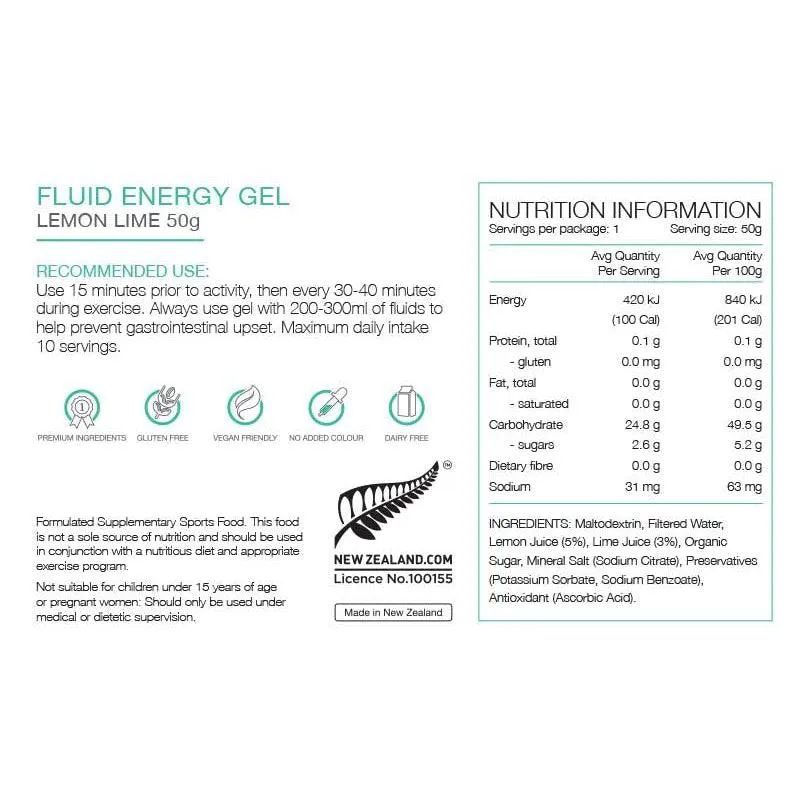 Pure Fluid Energy Gel