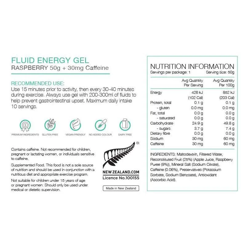 Pure Fluid Energy Gel