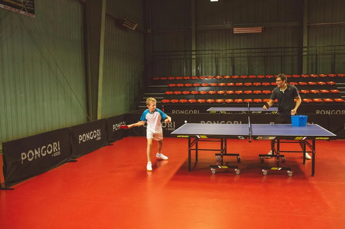 RAQUETTE DE TENNIS DE TABLE CLUB ET ÉCOLE TTR130 4* SPIN