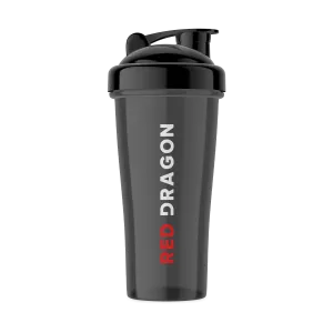 RED DRAGON Shaker Bottle - Black 700ml