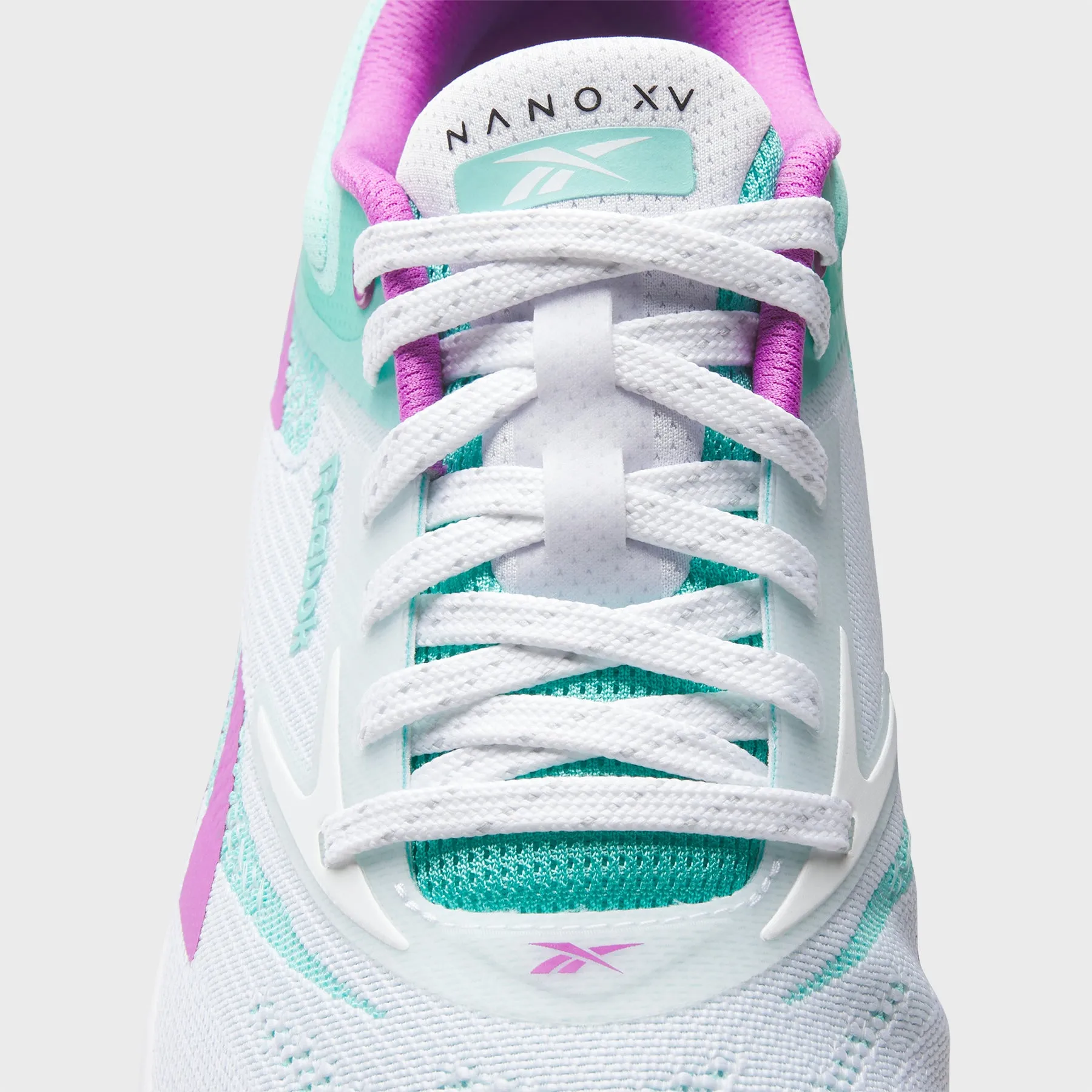REEBOK - NANO X5 - FTW WHITE/AI AQUA/PURPLE RAVE