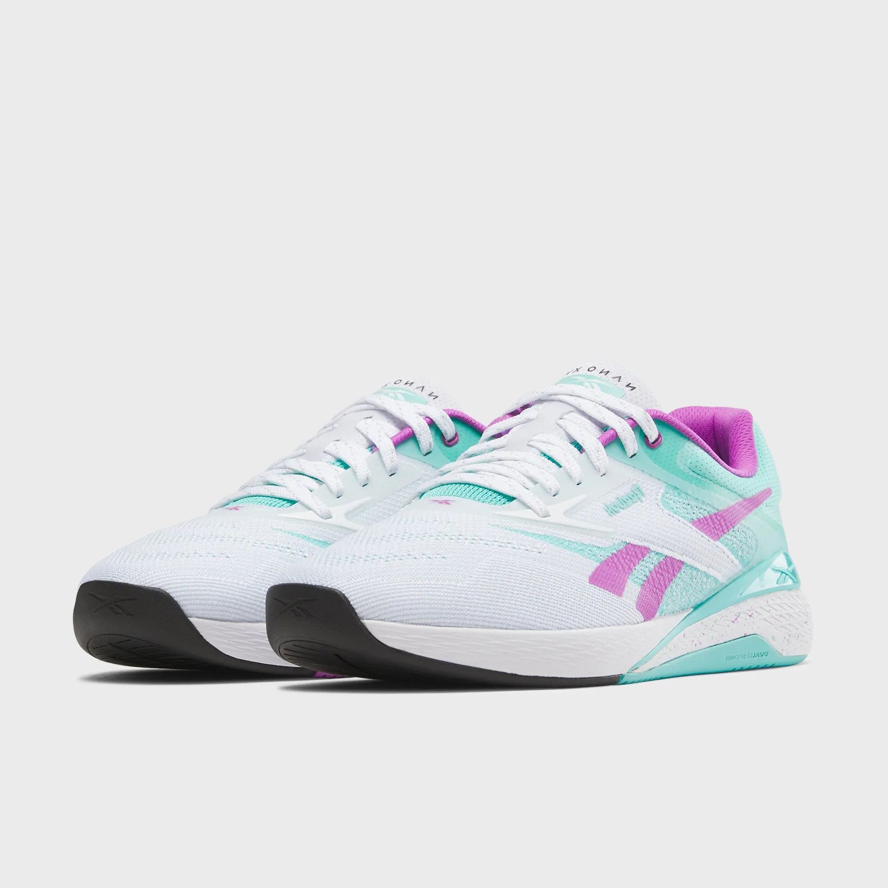 REEBOK - NANO X5 - FTW WHITE/AI AQUA/PURPLE RAVE