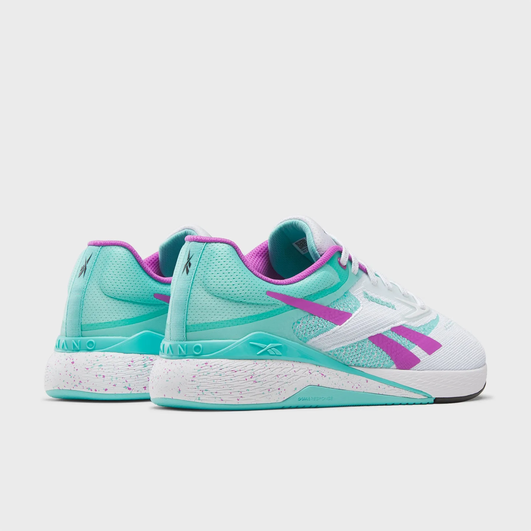 REEBOK - NANO X5 - FTW WHITE/AI AQUA/PURPLE RAVE