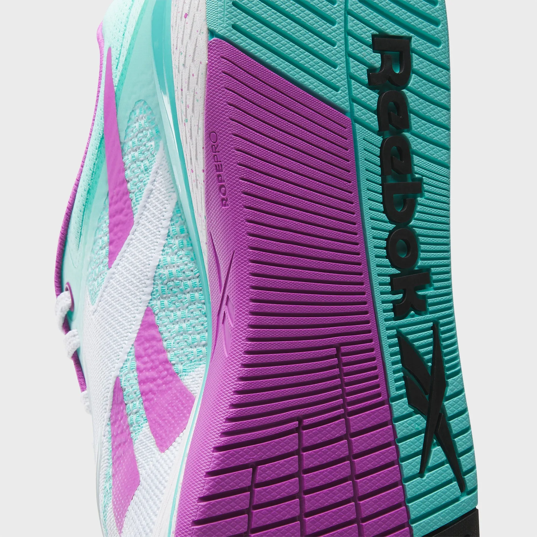 REEBOK - NANO X5 - FTW WHITE/AI AQUA/PURPLE RAVE