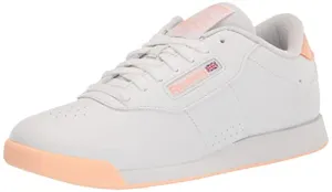 Reebok Women's Princess Sneaker, Aura Orange/White, 10