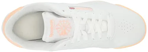 Reebok Women's Princess Sneaker, Aura Orange/White, 10