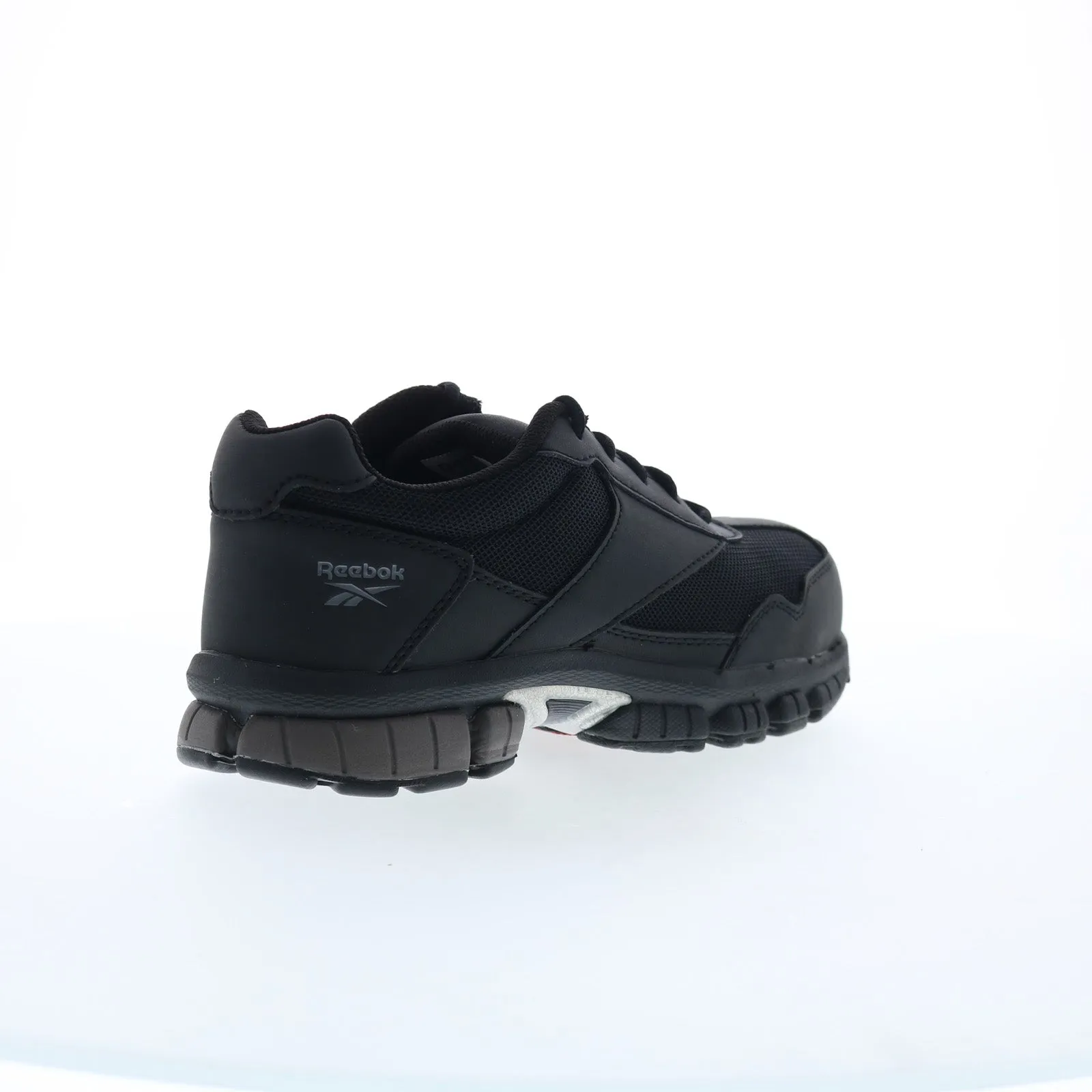 Reebok Work Ketia RB4895 Mens Black Wide Leather Athletic Work Shoes