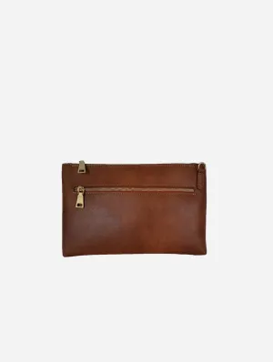 Rimini Women's Vegan Leather Shoulder Bag | Cognac