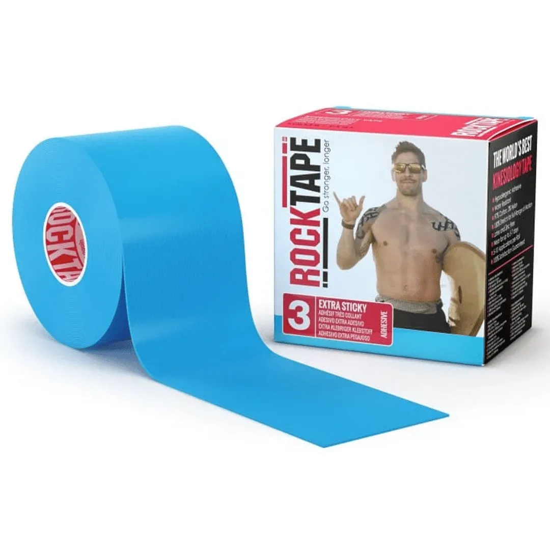 RockTape Extra-Sticky Kinesiology Tape (5cm x 5m)