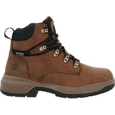 Rocky Men's Worksmart 6" Soft Toe WP Slip Resist Work Boot -Horse- RKK0457