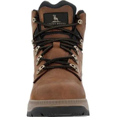 Rocky Men's Worksmart 6" Soft Toe WP Slip Resist Work Boot -Horse- RKK0457