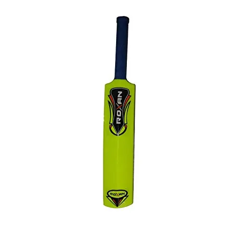 Roxan Plastic Cricket Bat Parrot Green with 1Tennis Ball, 30, Small (Multicolour)