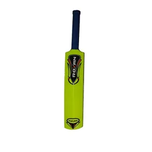 Roxan Plastic Cricket Bat Parrot Green with 1Tennis Ball, 30, Small (Multicolour)