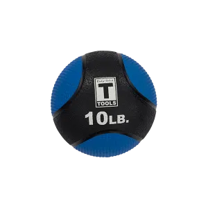 Rubber Medicine Ball - 10 Lb Blue