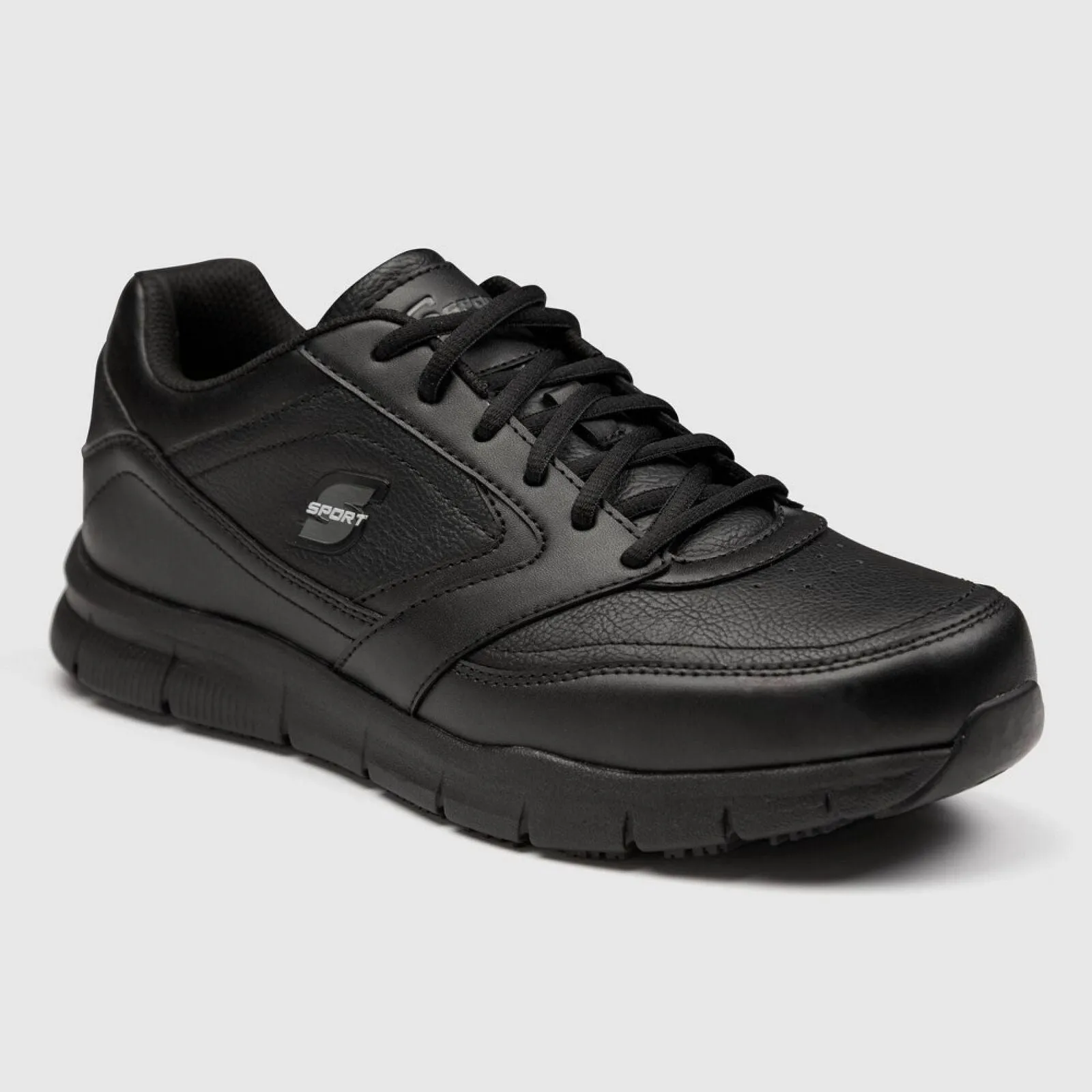 S Sport By Skechers Men's Brise Slip Resistant Sneakers 77424933 Black 9.5M