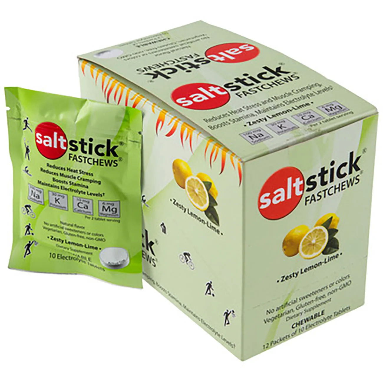 SALTSTICK FASTCHEWS 10 CHEW PACKS - BOX OF 12 - SAVE 14%