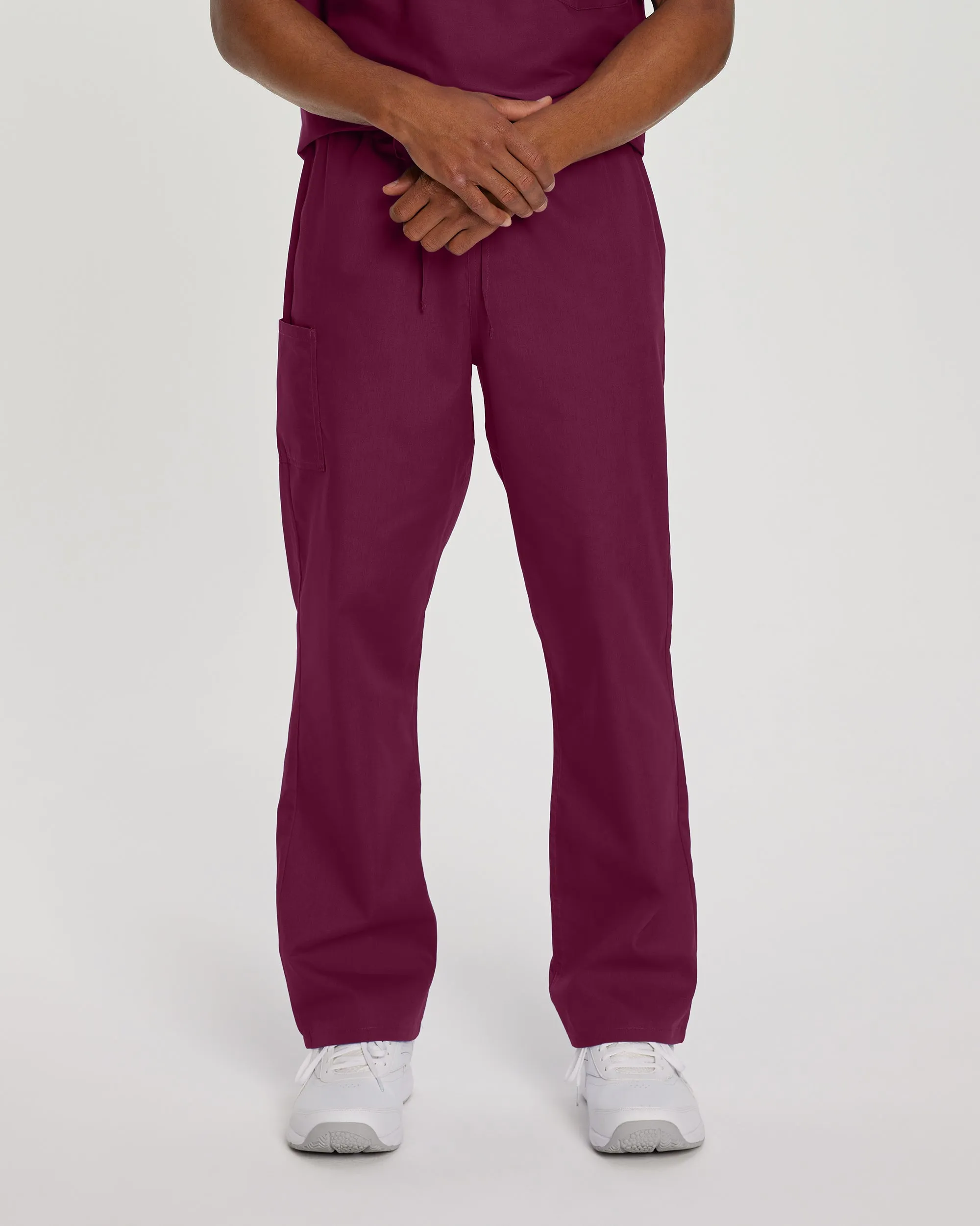 Scrub Zone 85221 Unisex Cargo Scrub Pants Wine