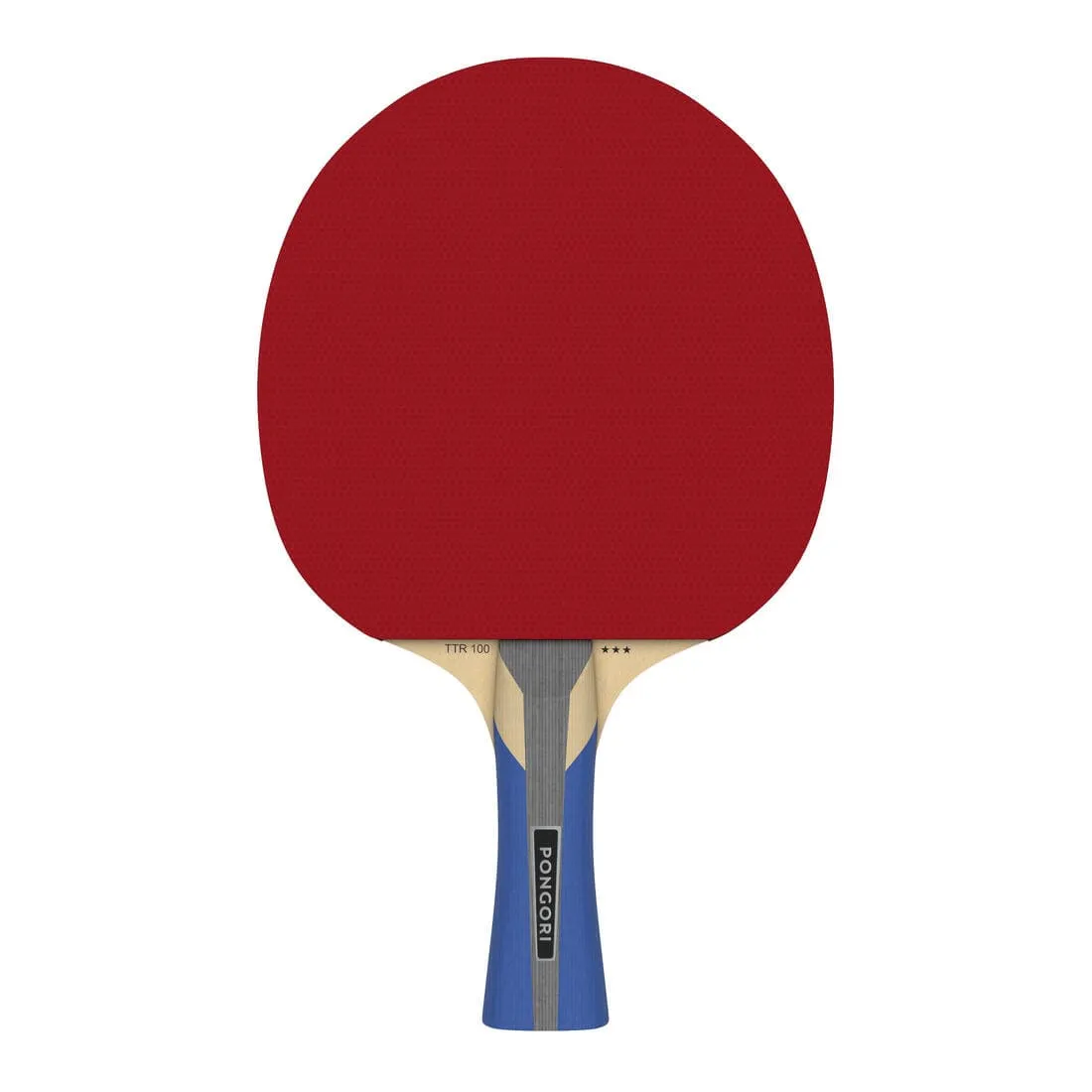 SET DE 2 RAQUETTES TTR 100 3* ALLROUND ET 3 BALLES ORANGE TTB 100* 40 