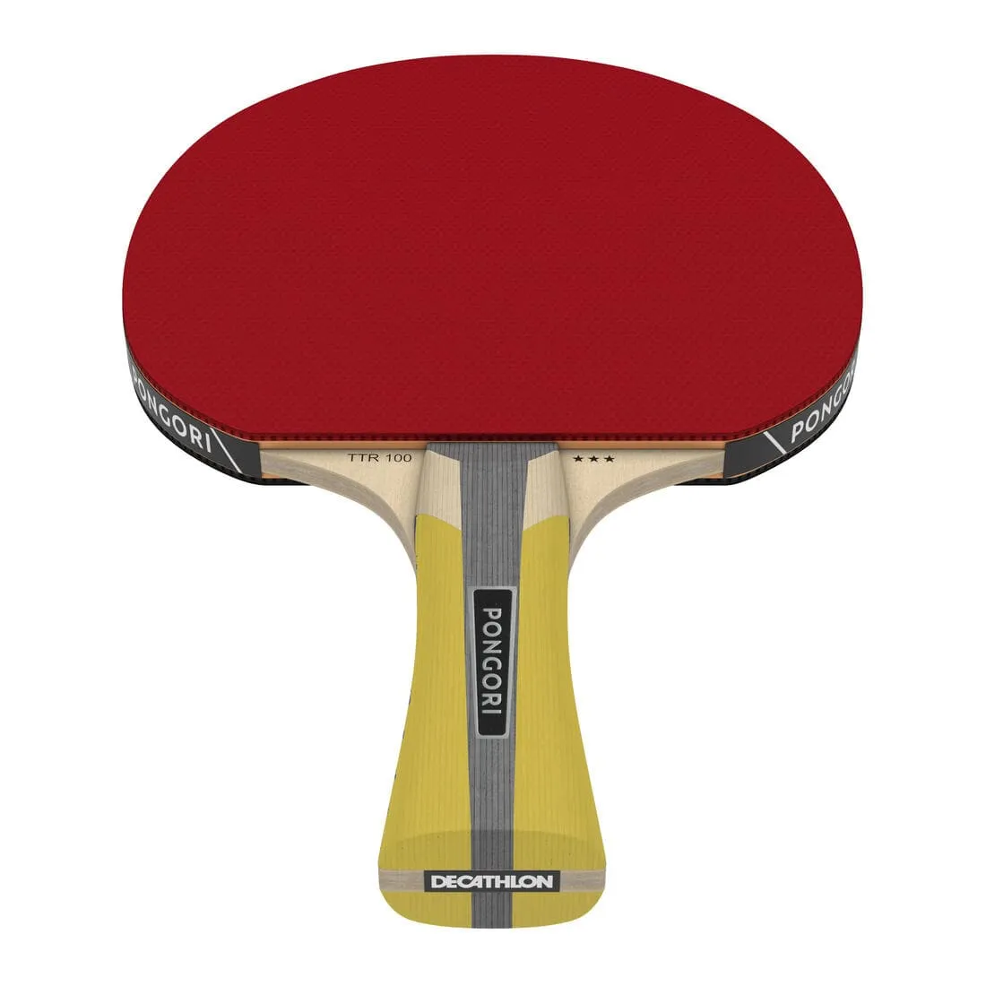 SET DE 2 RAQUETTES TTR 100 3* ALLROUND ET 3 BALLES ORANGE TTB 100* 40 