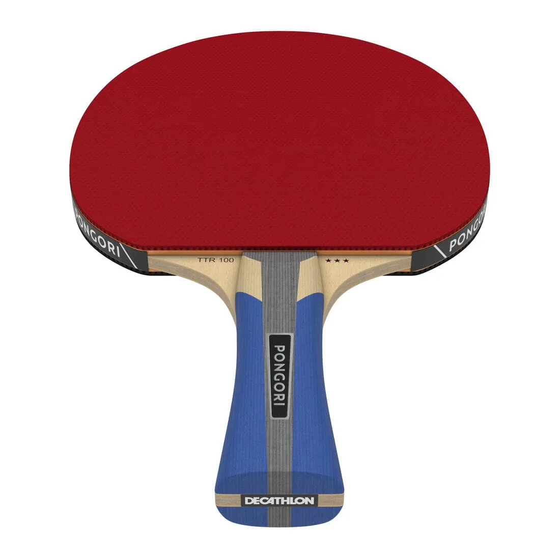 SET DE 2 RAQUETTES TTR 100 3* ALLROUND ET 3 BALLES ORANGE TTB 100* 40 