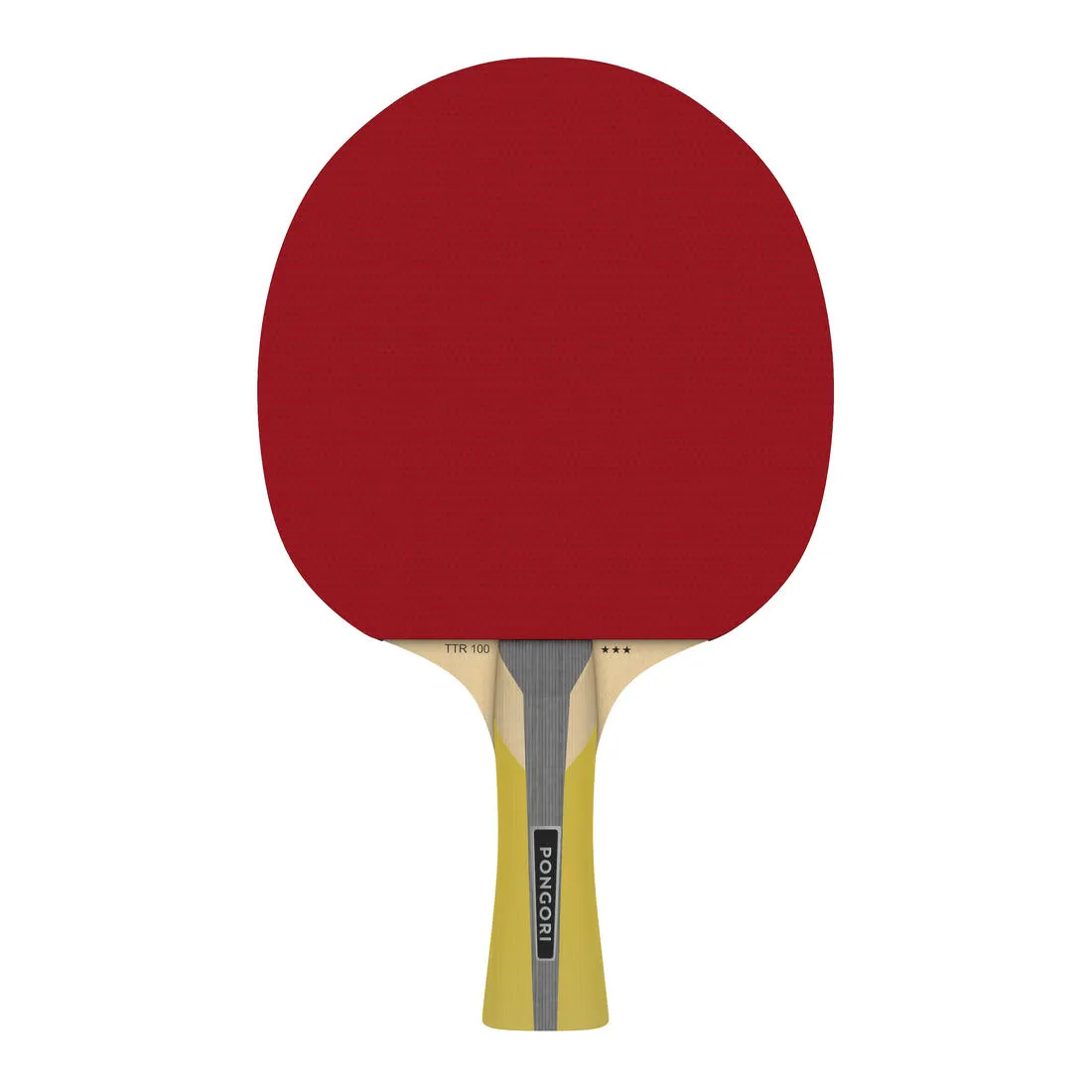 Set of 2 TTR 100 3* All-Round Table Tennis Bats and 3 TTB 100* 40  Balls Orange