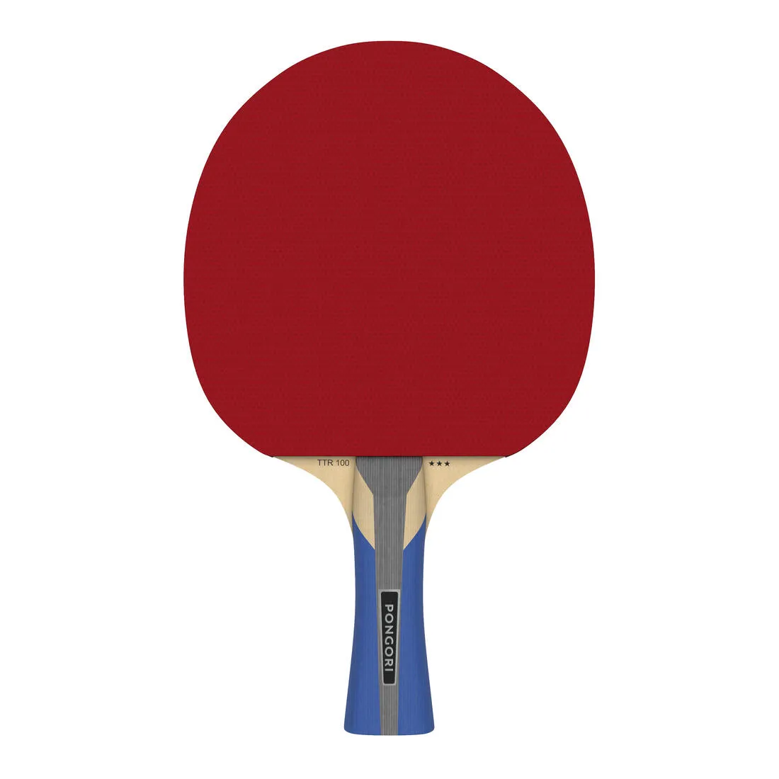 Set of 2 TTR 100 3* All-Round Table Tennis Bats and 3 TTB 100* 40  Balls Orange