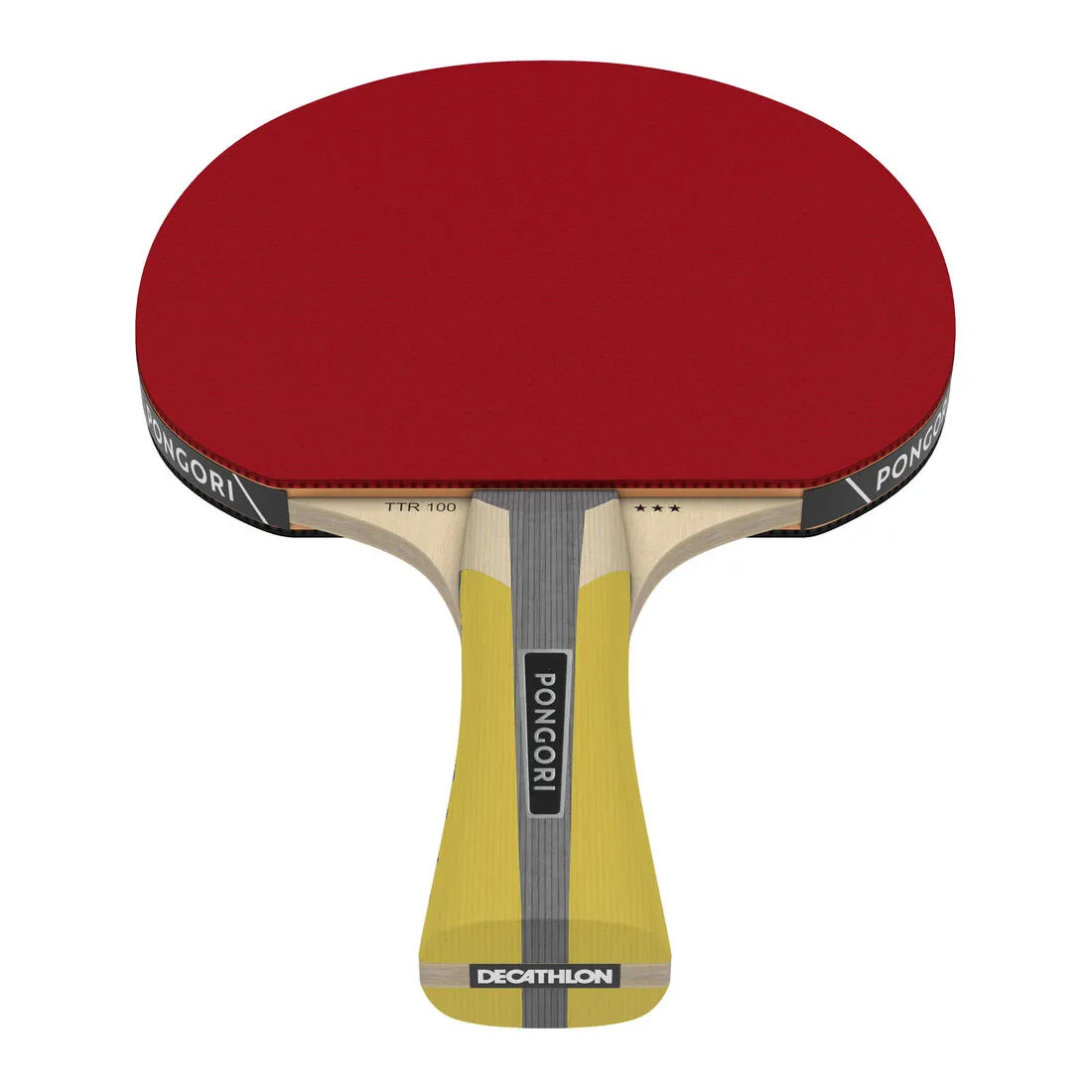 Set of 2 TTR 100 3* All-Round Table Tennis Bats and 3 TTB 100* 40  Balls Orange
