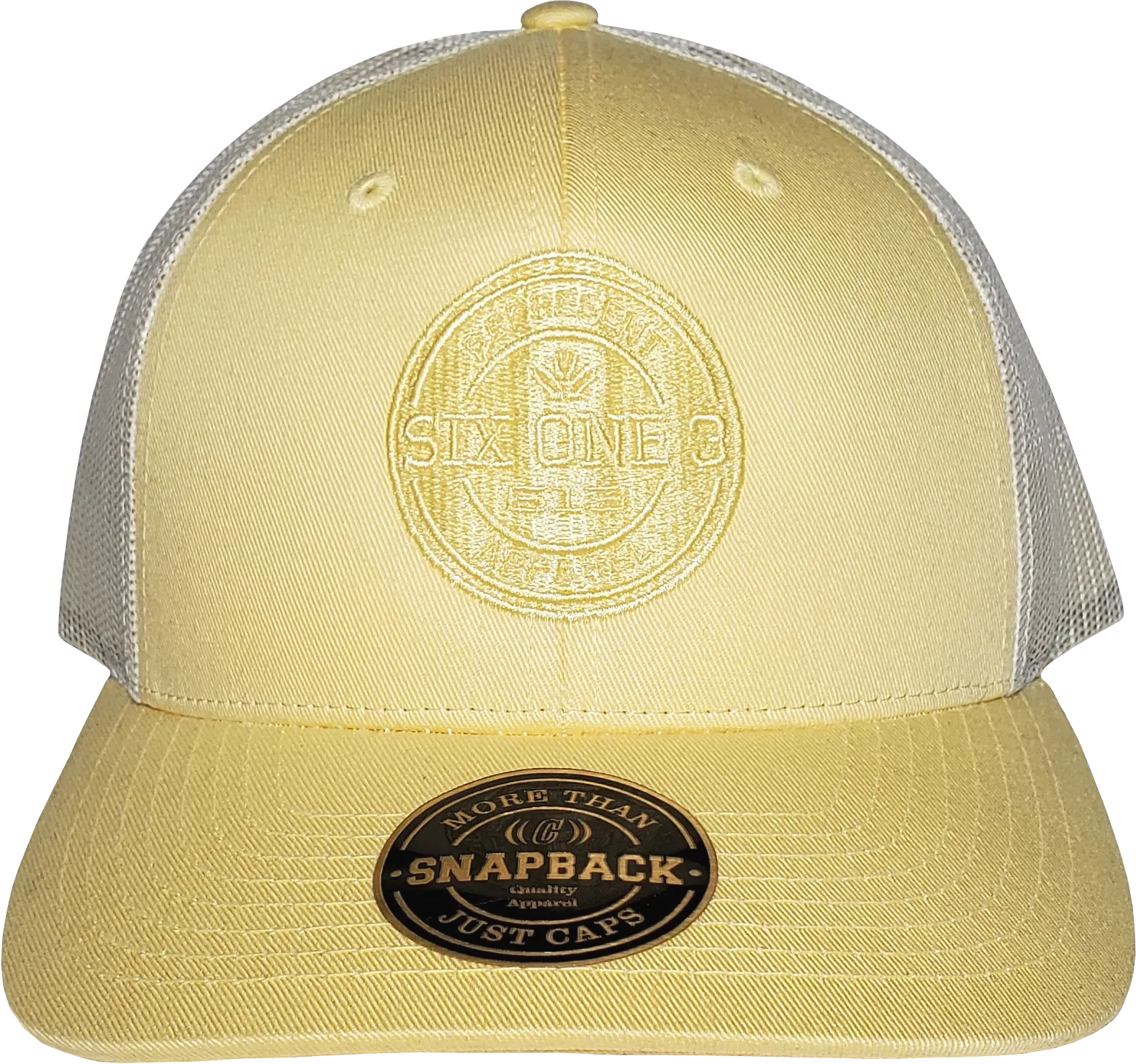 Six One 3 Benchmark Trucker Cap Banana Birch