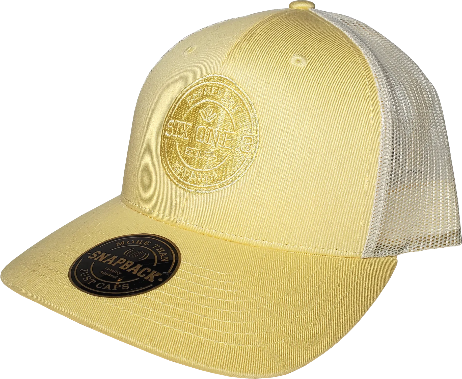 Six One 3 Benchmark Trucker Cap Banana Birch