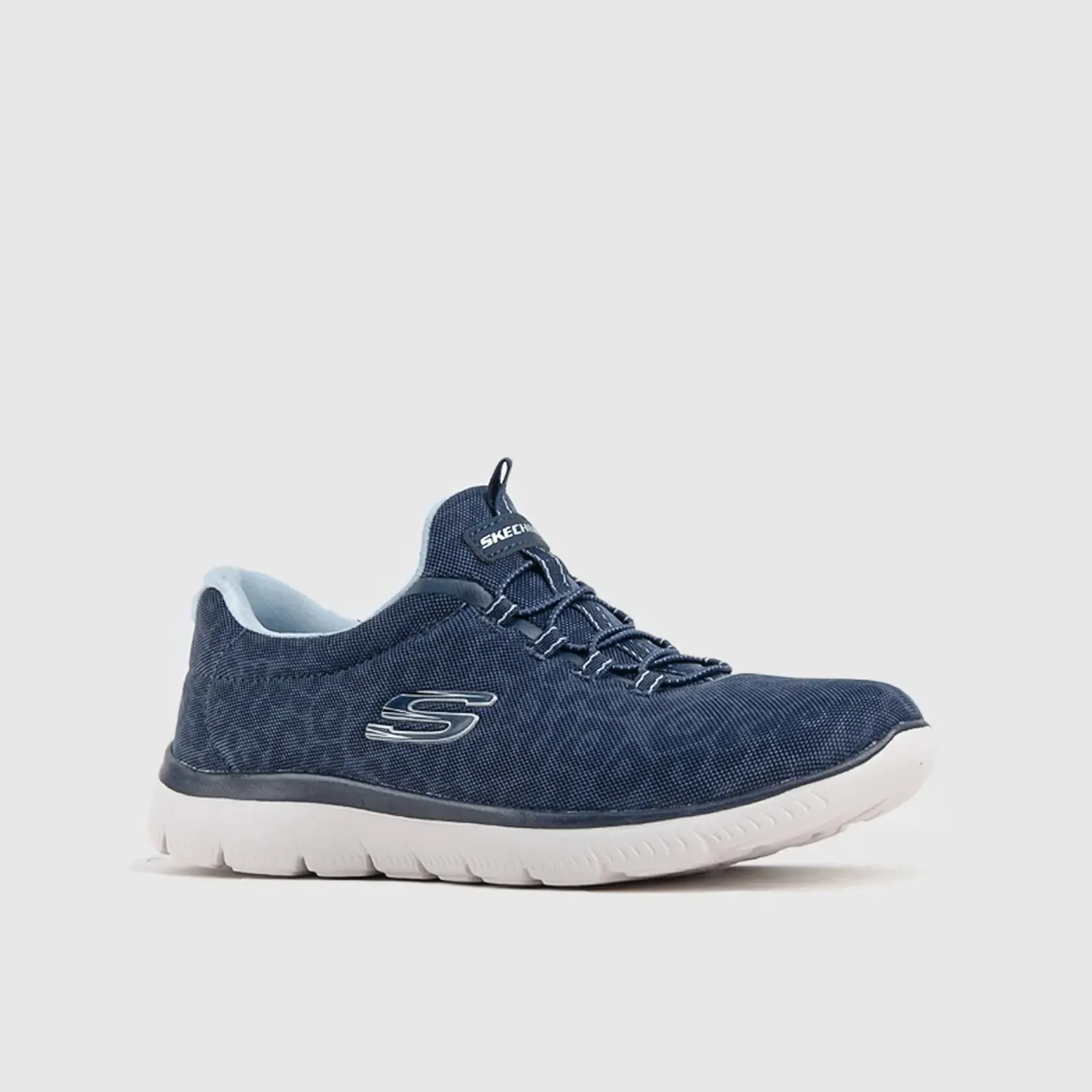 Skechers Slip On Comfort Summits Navy 15011