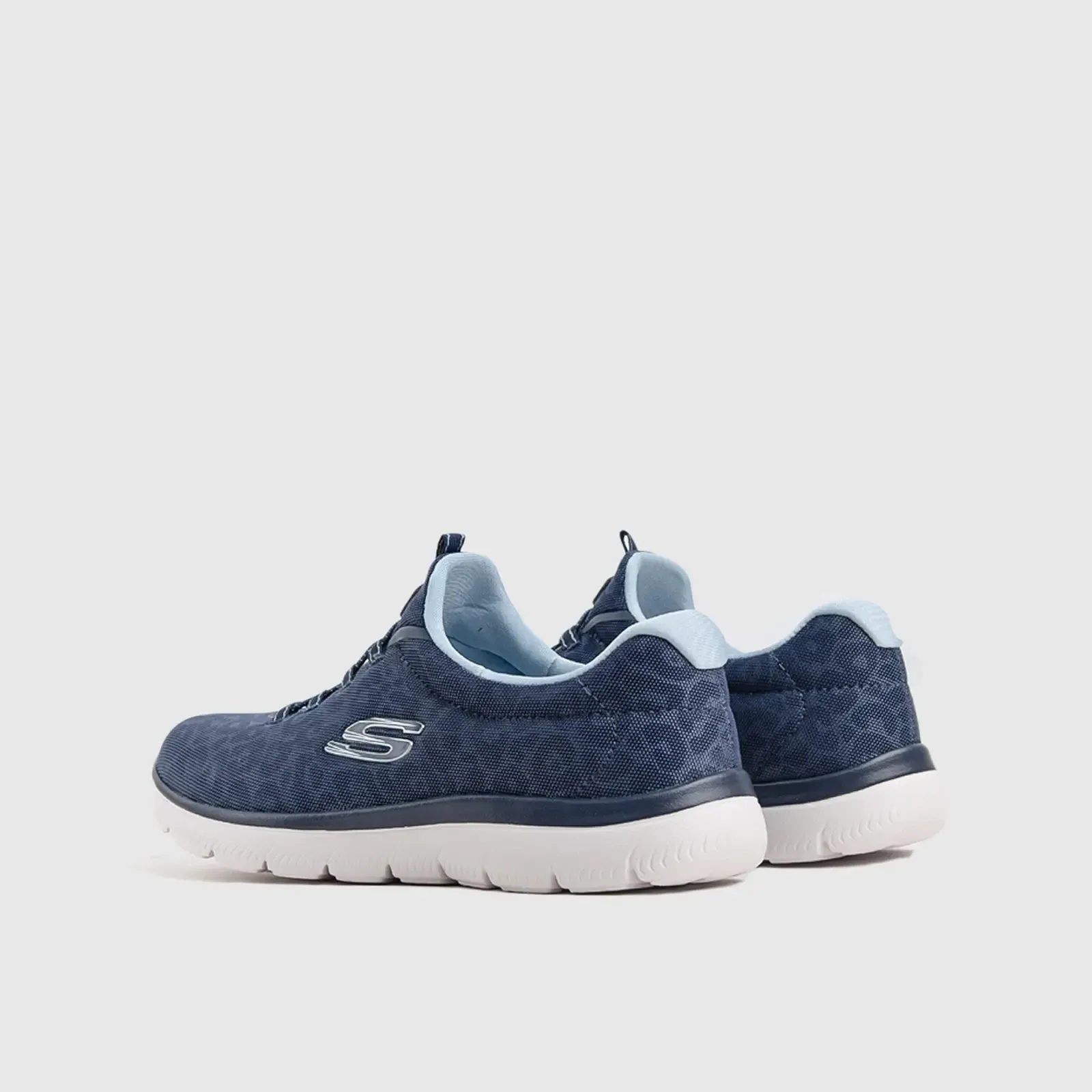 Skechers Slip On Comfort Summits Navy 15011