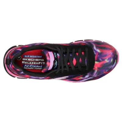 Skechers Womens Synergy Arrey Black Multicolor 76595 BKMT