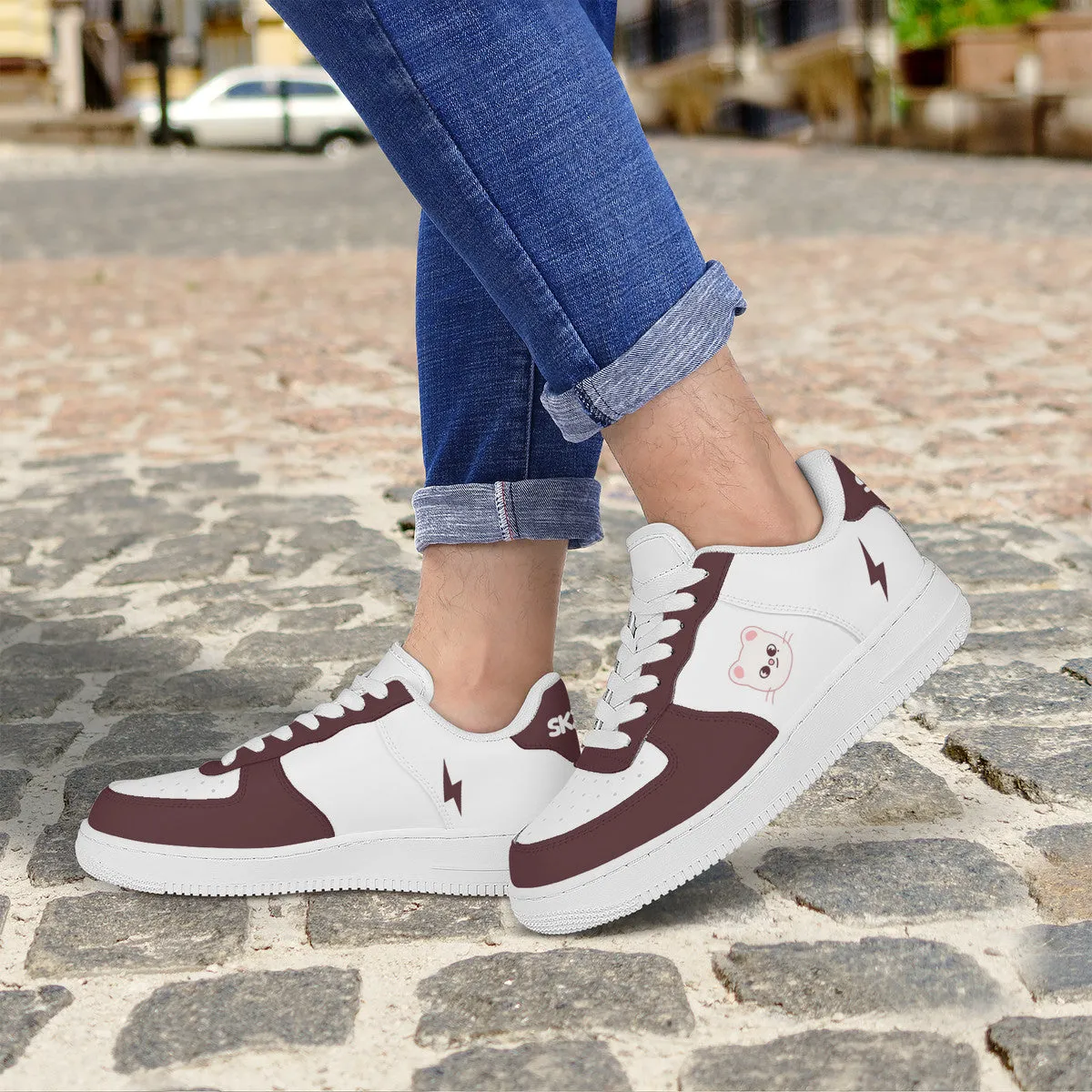 SKZOO Jiniret Low Top Sneakers: Stray Kids Hyunjin Shoes