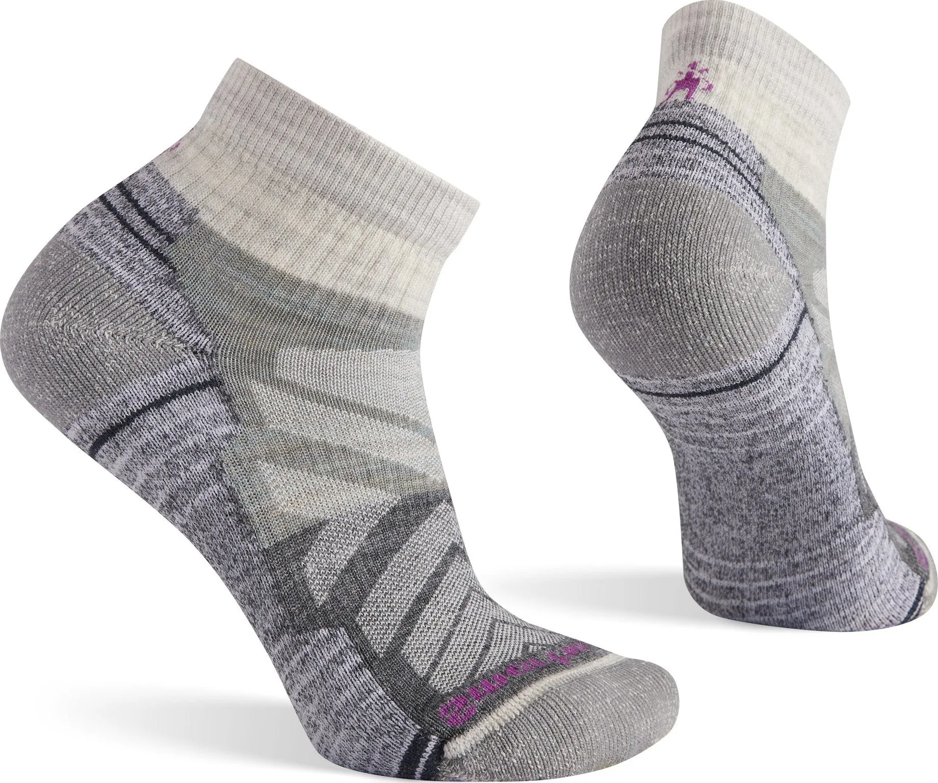 Smartwool Performance Hike Light Cushion Color Block Pattern Ankle - Women's