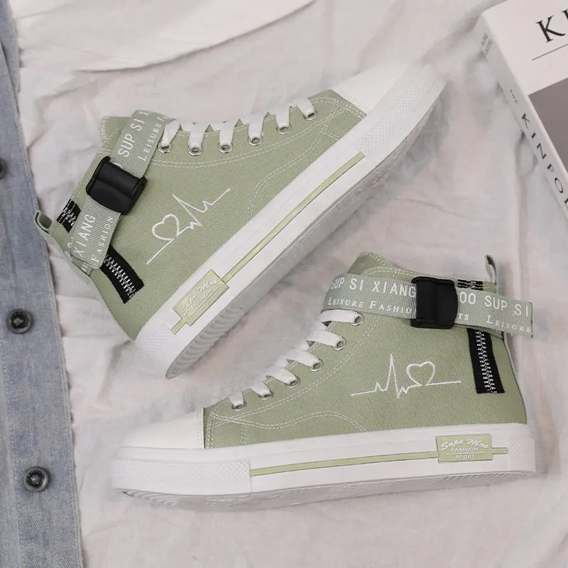 Sneakers Fashion Canvas Shoes Breathable Flats Shoes
